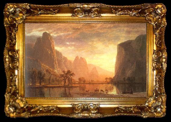 framed  Bierstadt, Albert Valley of the Yosemite, ta009-2